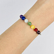 Браслет регулируемый 7 чакр из Самоцветов