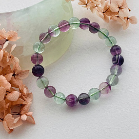 Браслет из Флюорита, Артикул: 100133 - изображение товара №1