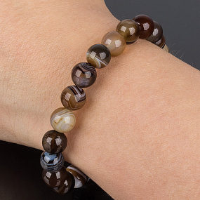 Браслет из камня Агат, Артикул: 078864 - изображение товара №2