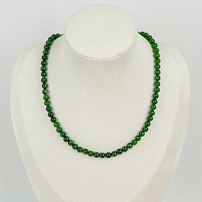 Колье из Хромдиопсида, Артикул: 118124 - изображение товара №1