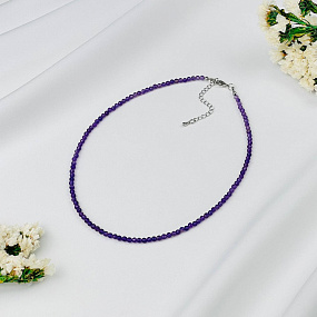 Колье из Аметиста, Артикул: 075928 - изображение товара №1