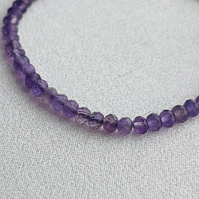 Браслет из Аметиста огранка, Артикул: 099728 - изображение товара №2