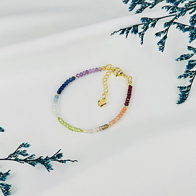 Браслет 7 чакр из Самоцветов, Артикул: 117307 - изображение товара №1