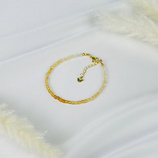 Браслет из Цитрина, Артикул: 118545 - изображение товара №1