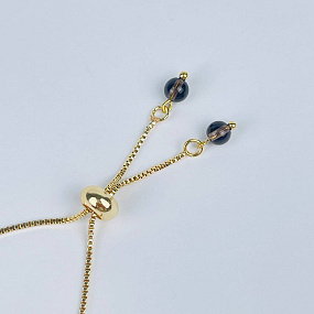 Браслет регулируемый из Раухтопаза, Артикул: 118540 - изображение товара №3