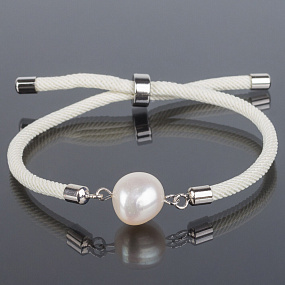 Браслет регулируемый с Жемчугом, Артикул: 078742 - изображение товара №1