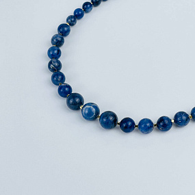 Колье на увеличение из Содалита, Артикул: 118414 - изображение товара №2