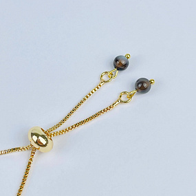 Браслет регулируемый с Агатом, Артикул: 090053 - изображение товара №3