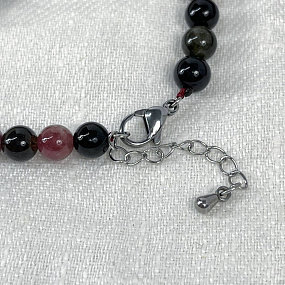 Браслет из Турмалина микс, Артикул: 073541 - изображение товара №3