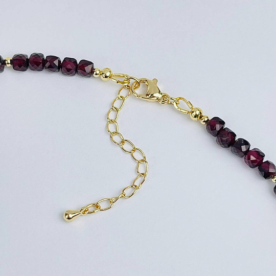 Колье из Граната, Артикул: 118287 - изображение товара №3