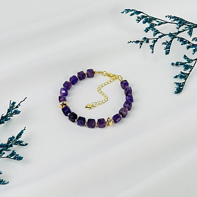 Браслет из Аметиста, Артикул: 116884 - изображение товара №2