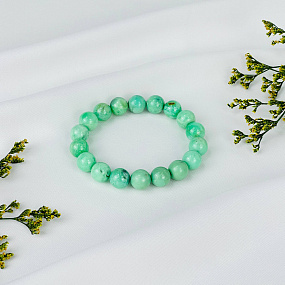 Браслет из Хризопраза, Артикул: 112666 - изображение товара №2