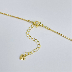 Колье на цепочке "7 чакр" с Самоцветами, Артикул: 117159 - изображение товара №3