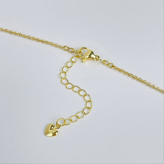 Колье на цепочке "7 чакр" с Самоцветами, Артикул: 117159 - изображение товара №3