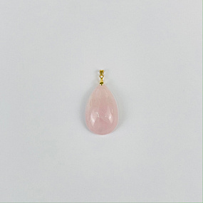 Кулон из мадагаскарского Розового кварца, Артикул: 108319 - изображение товара №2