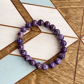 Браслет из Чароита, Артикул: 095048 - изображение товара №2