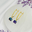 Серьги из Флюорита