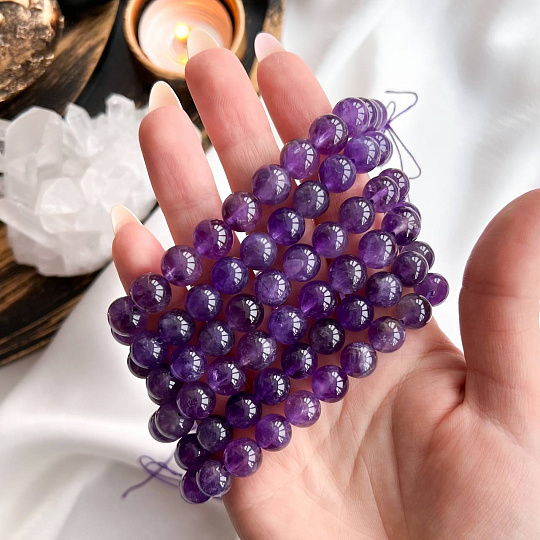 Бусины для украшений из Аметиста, Артикул: 097569 - изображение товара №2