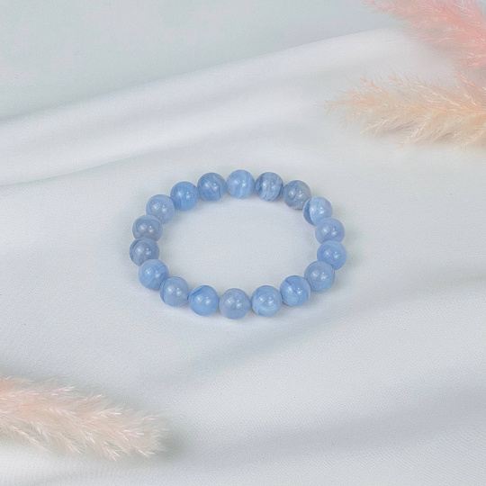 Браслет из Голубого агата, Артикул: 117213 - изображение товара №2