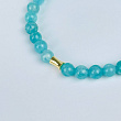 Браслет из Амазонита со вставкой