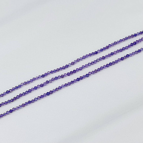 Бусины для украшений из Аметиста (156 бусин), Артикул: 084960 - изображение товара №1