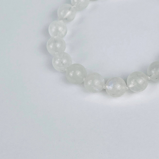 Браслет из Лунного камня, Артикул: 074036 - изображение товара №3