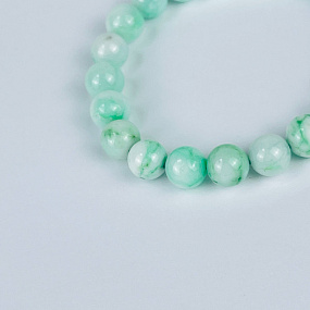 Браслет из Хризопраза, Артикул: 112647 - изображение товара №3