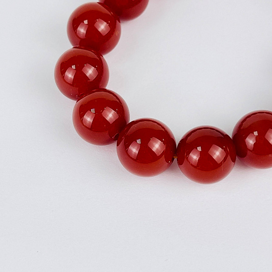 Браслет из Сердолика, Артикул: 074230 - изображение товара №3