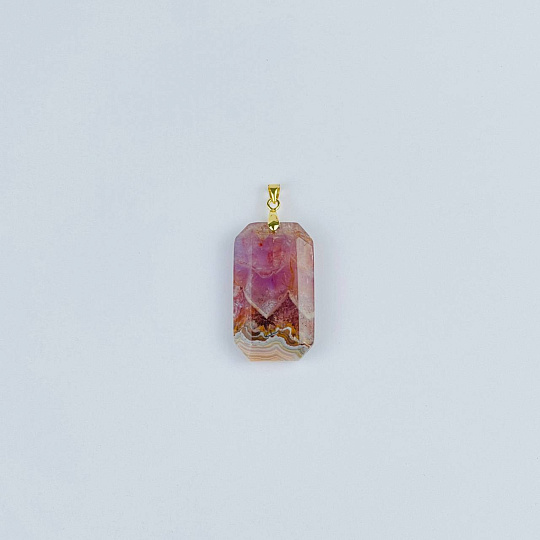 Кулон из Аметиста с Агатом, Артикул: 117941 - изображение товара №2