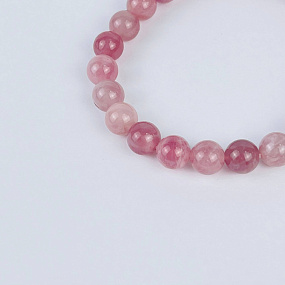 Браслет из мадагаскарского Розового кварца, Артикул: 085024 - изображение товара №3