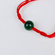 Защитный браслет Красная нить с Нефритом