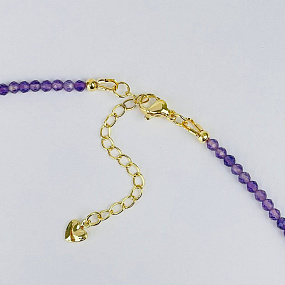 Чокер из Аметиста и Жемчуга, Артикул: 116817 - изображение товара №3