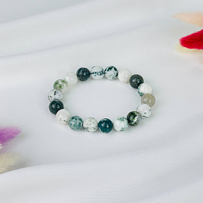 Браслет из Мохового агата