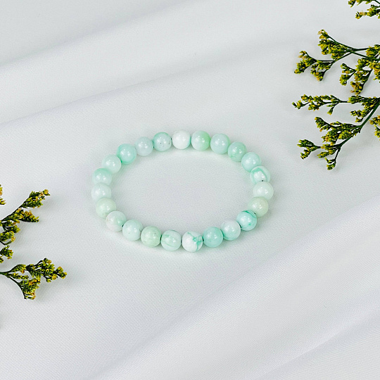 Браслет из Хризопраза, Артикул: 112650 - изображение товара №2