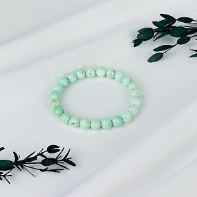 Браслет из Хризопраза, Артикул: 112648 - изображение товара №2