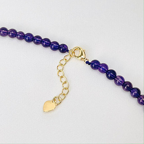 Колье из Аметиста, Артикул: 073374 - изображение товара №3