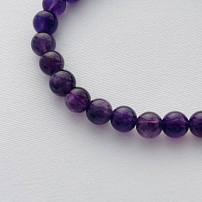 Браслет со вставкой из Аметиста , Артикул: 092103 - изображение товара №4