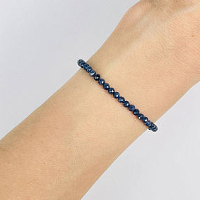 Браслет из Корунда (Сапфир), Артикул: 118272 - изображение товара №1