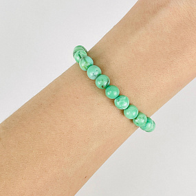 Браслет из Хризопраза, Артикул: 112646 - изображение товара №1