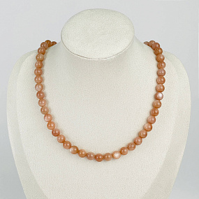 Бусы из Лунного камня