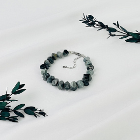 Браслет из Соколиного глаза, Артикул: 116881 - изображение товара №2