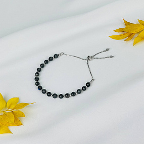 Браслет регулируемый из Лабрадора, Артикул: 117594 - изображение товара №1