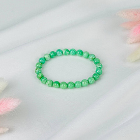 Браслет из Хризопраза, Артикул: 112644 - изображение товара №2