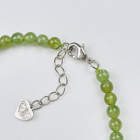 Браслет из Апатита зеленого, Артикул: 084553 - изображение товара №4