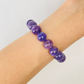 Браслет из Чароита, Артикул: 115885 - изображение товара №1