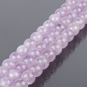 Бусины для украшений из лавандового Аметиста (38 бусин), Артикул: 093114 - изображение товара №1