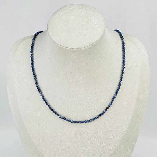 Колье из Корунда (Сапфир), Артикул: 118273 - изображение товара №1