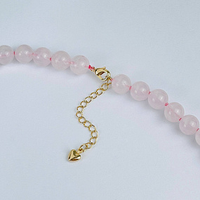 Колье из Розового кварца, Артикул: 117840 - изображение товара №3