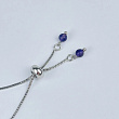 Браслет регулируемый с Аметистом