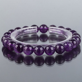 Браслет из Аметиста, Артикул: 087060 - изображение товара №1